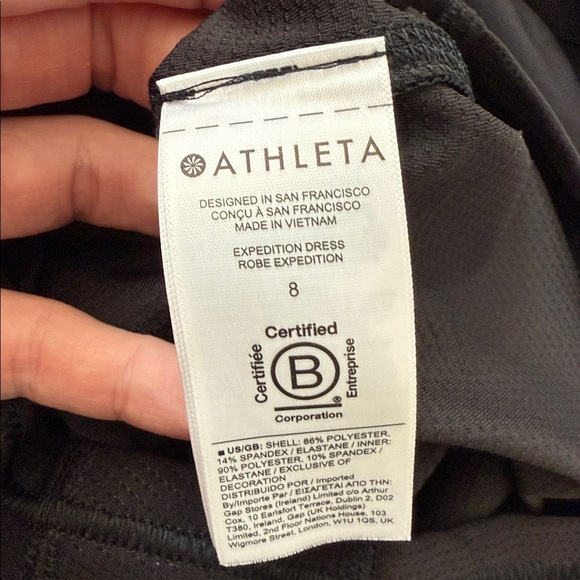 Athleta Black Sleeveless Expedition Dress - Picture 8 of 10